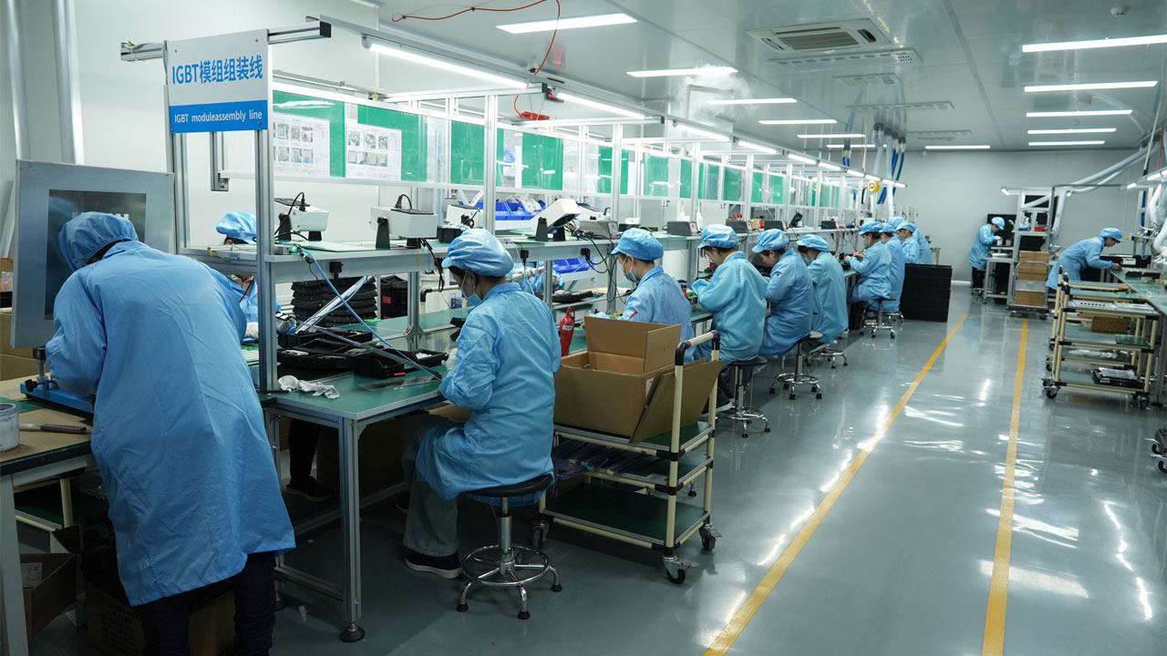 IkonMac IGBT assembly line for AHF and SVG production